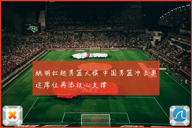 姚明扛起男篮大旗 中国男篮冲击奥运席位再添核心支撑